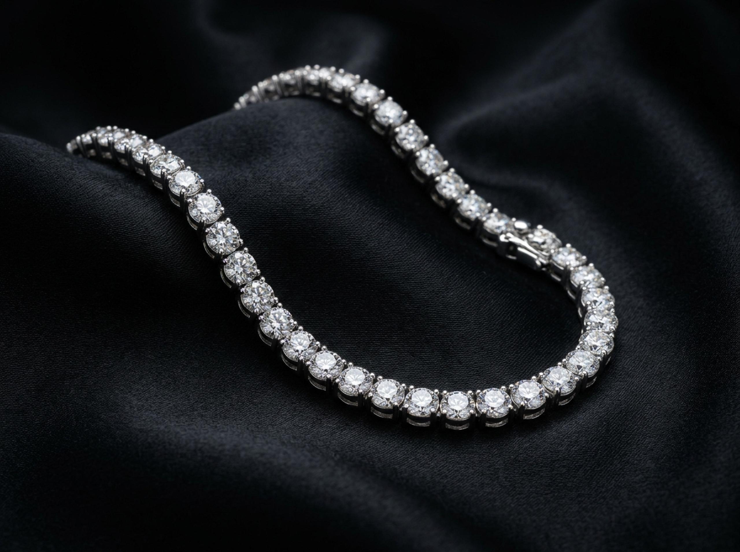 Graduated Diamond Collar Necklace — MD-NCK-006