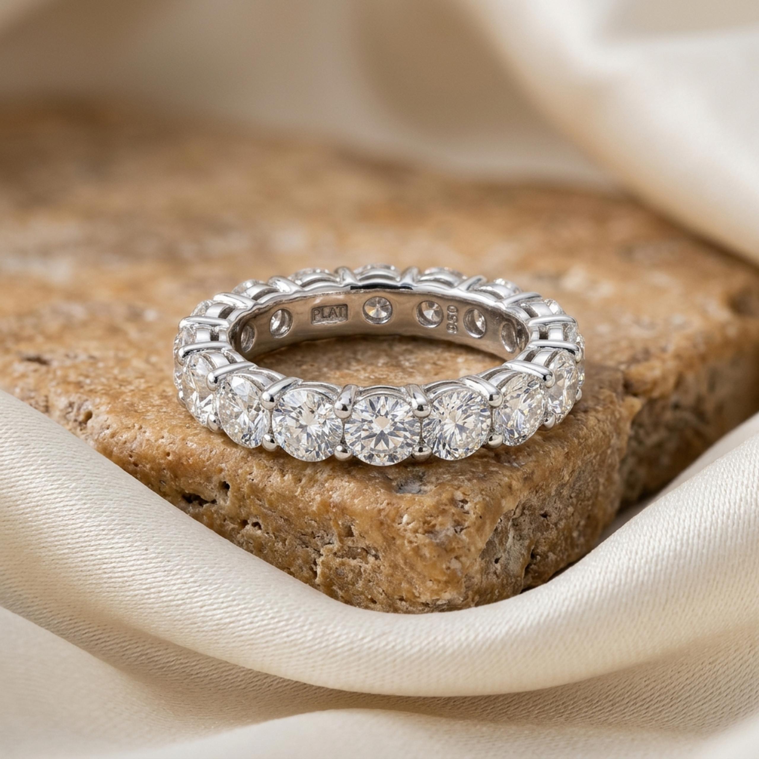 Full Eternity Diamond Band — MD-WED-W01