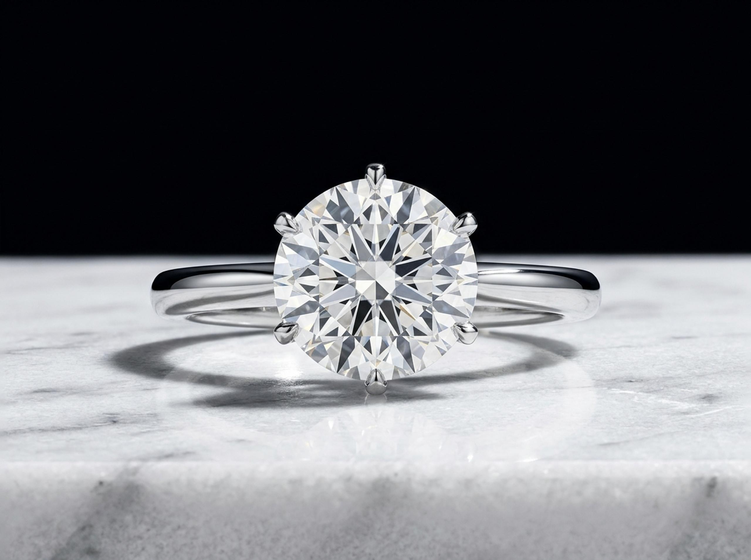 Classic Solitaire Diamond Ring — MD-ENG-001