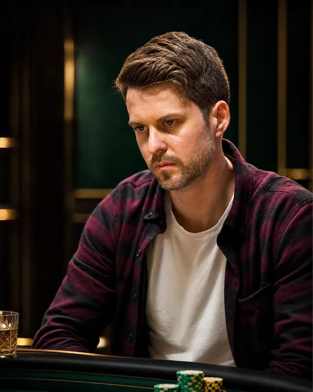 Ryan Riske playing live poker