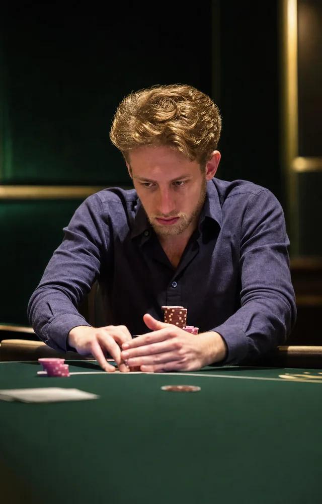 Andrew Ivers playing live poker
