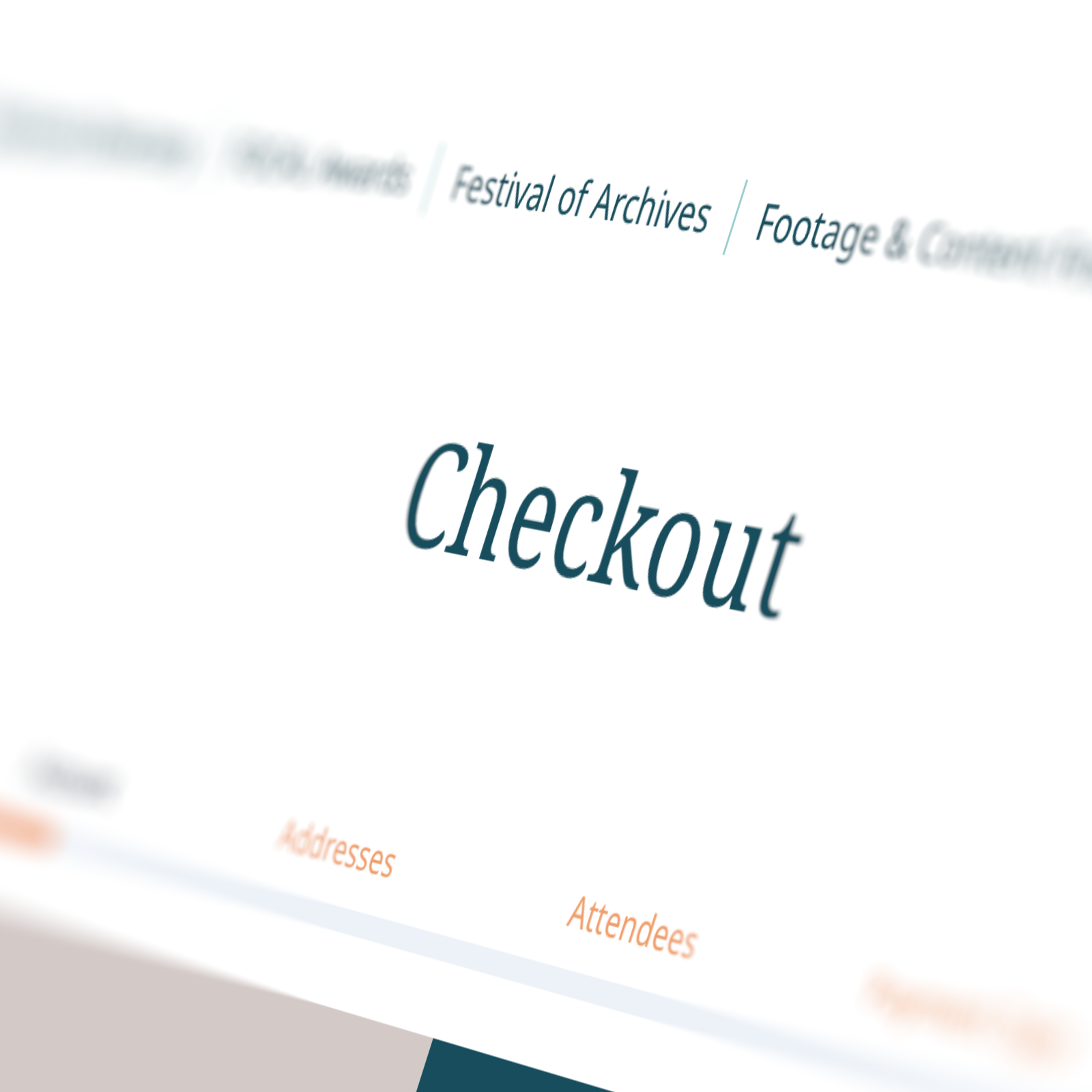 Screenshot of focalint.org showing ticketing checkout