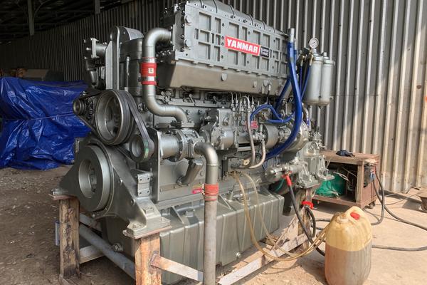 Used marine engine Yanmar 6LAH-ST 610HP PinkSun Engine
