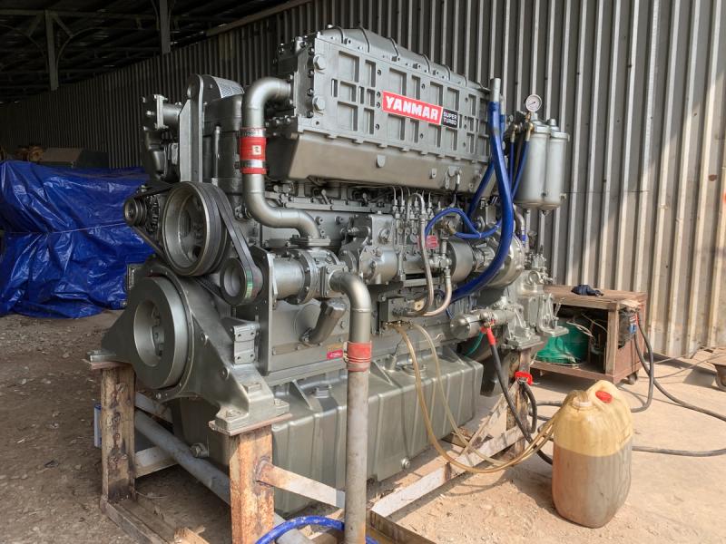 Used marine engine Yanmar 6LAH-ST 610HP PinkSun Engine