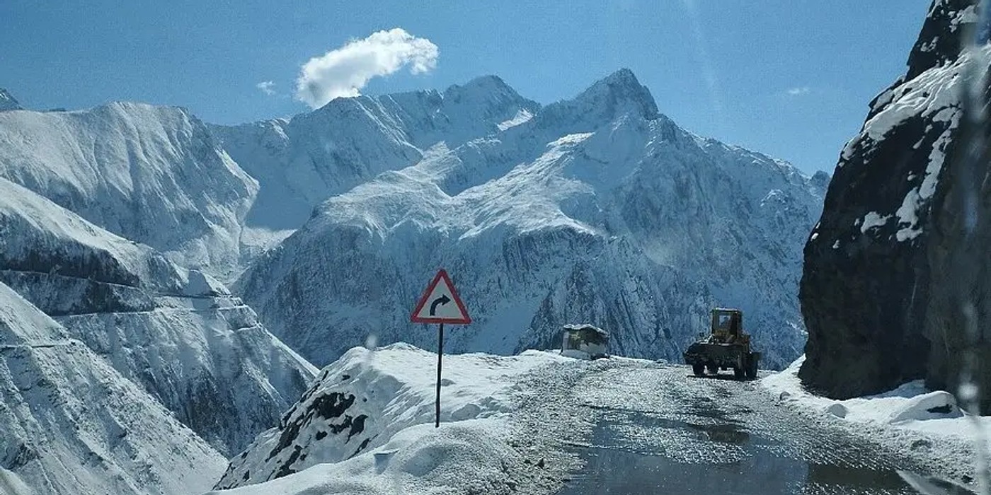 Drass Valley mountain landscape near Kargil Ladakh