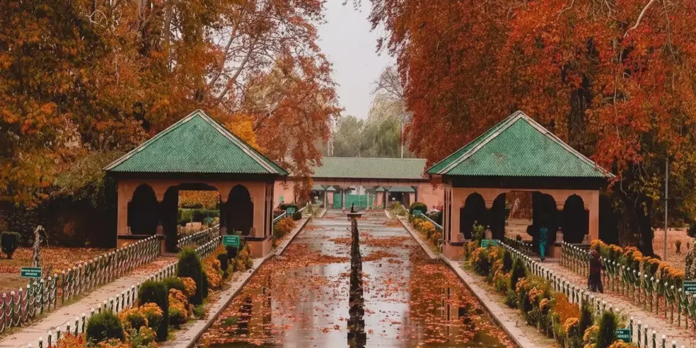 Kokernag gardens and natural springs in South Kashmir
