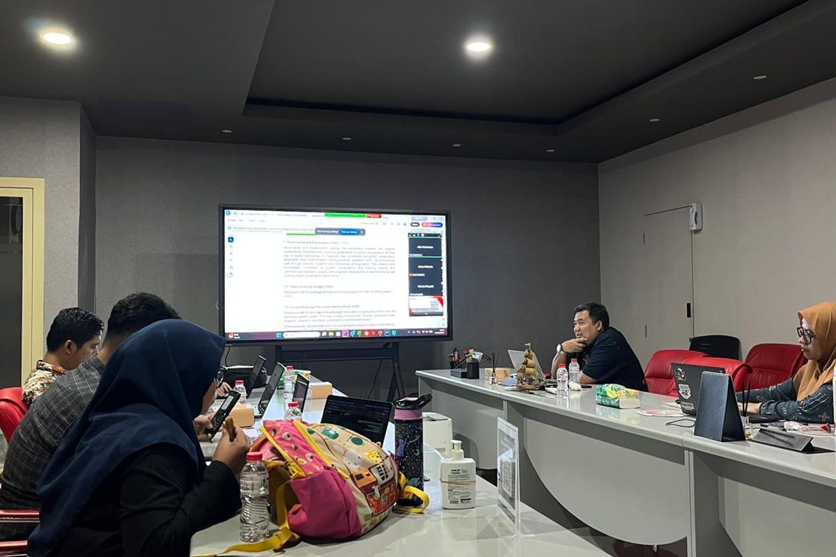 SDGs Telkom University Gelar Rapat Strategis UI GreenMetric untuk Penguatan Implementasi Kampus Berkelanjutan