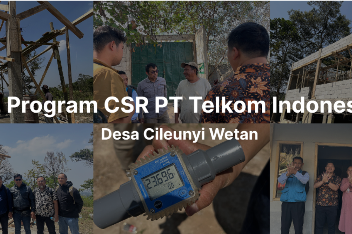  Monitoring Program CSR PT Telkom Indonesia di Desa Cileunyi Wetan 
