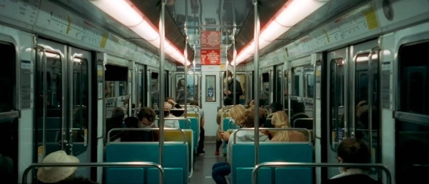 Subway horizon - Paris - Cinestill 800T