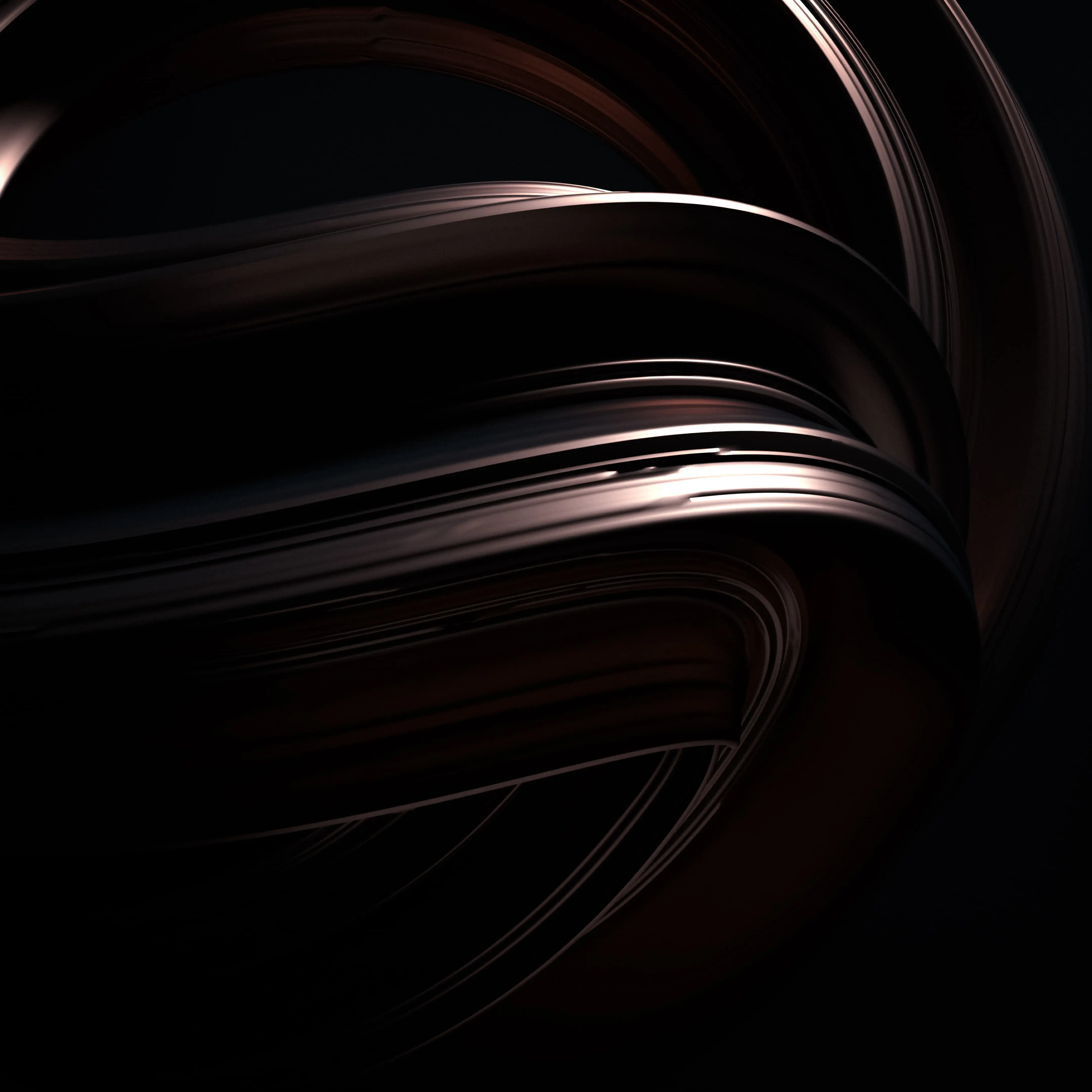 Metalic trail - Cinema 4D & Octane Render