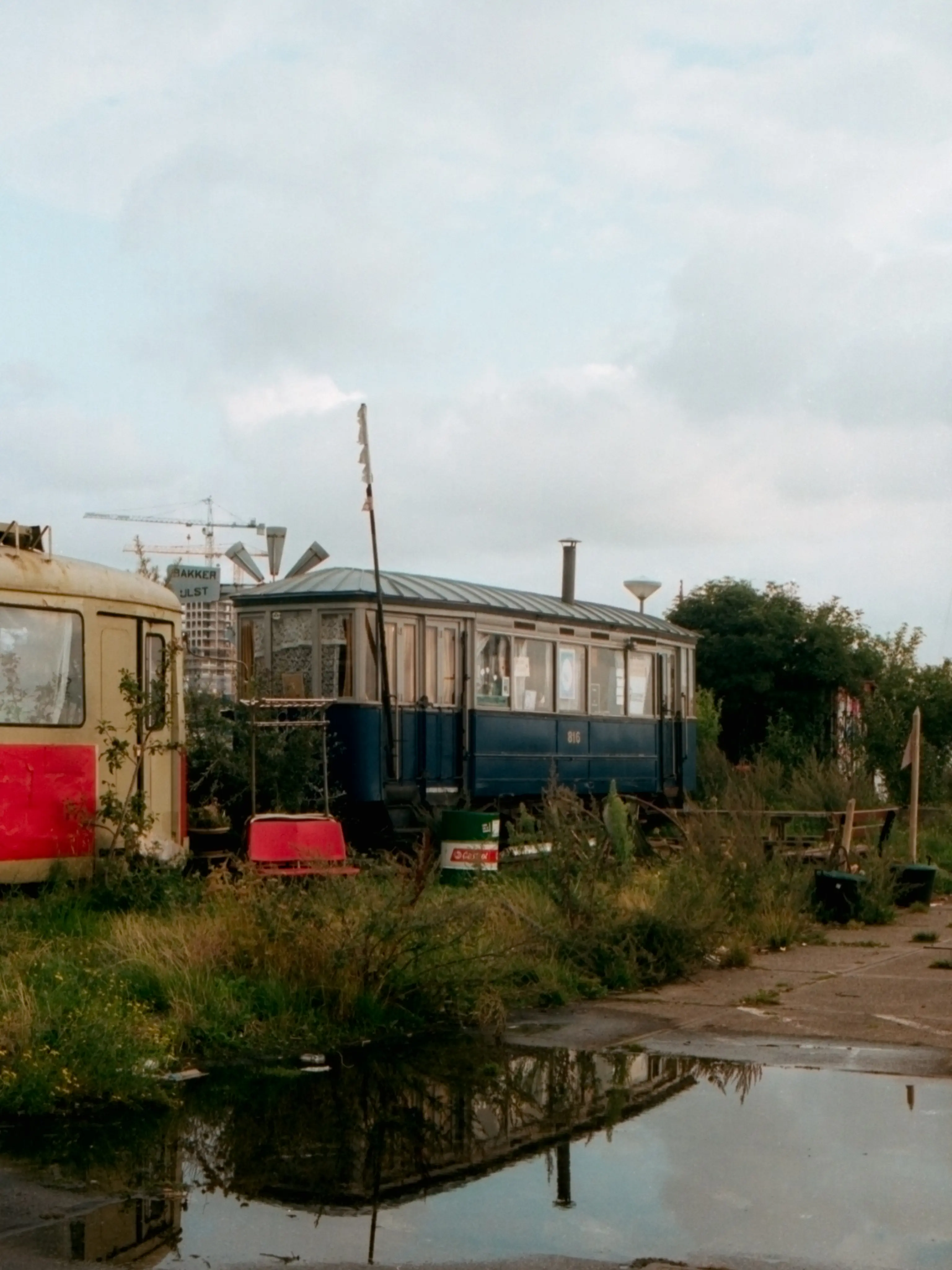 Abandoned tramway - Amsterdam NDSM - Kodak Portra 400