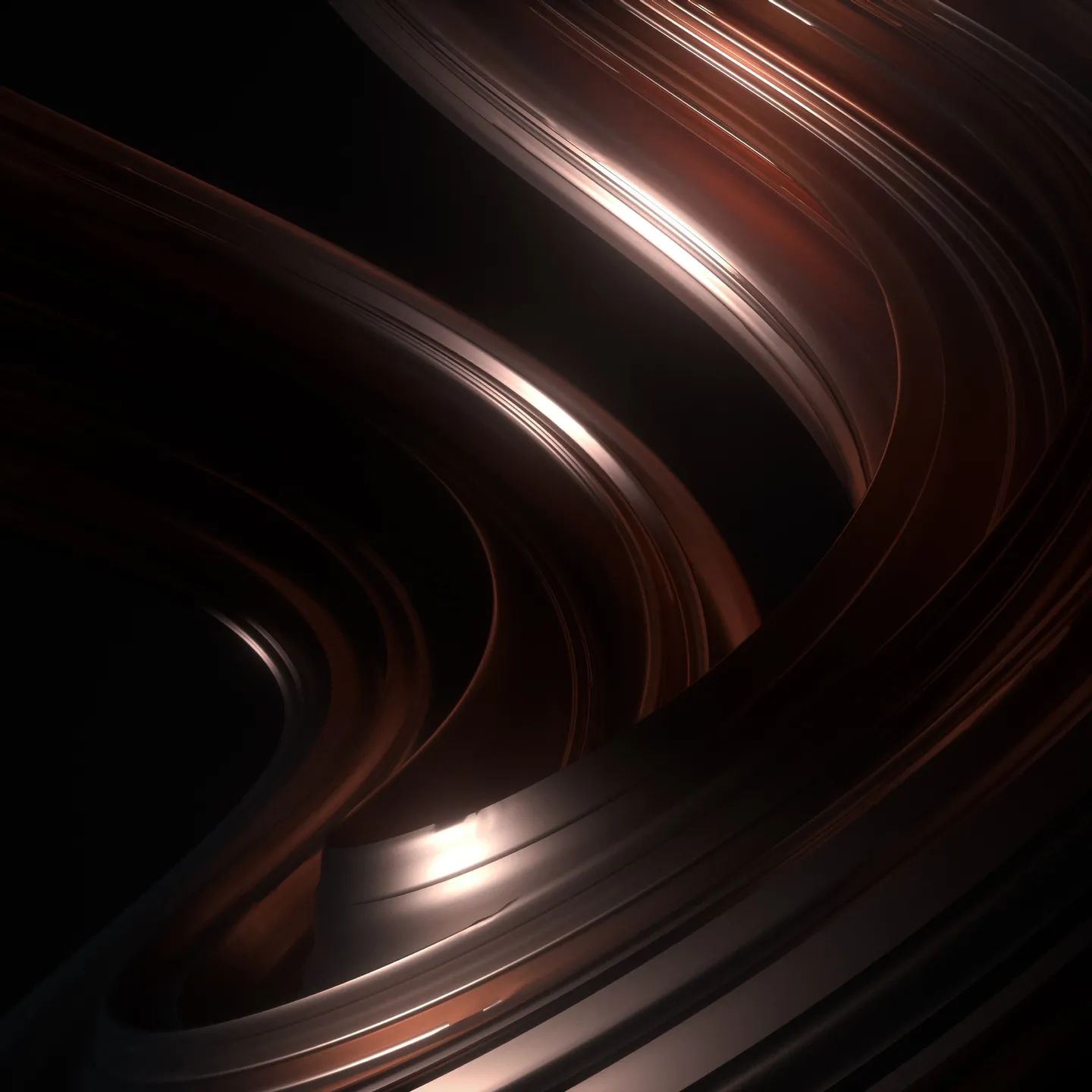 Metalic trail - Cinema 4D & Octane Render