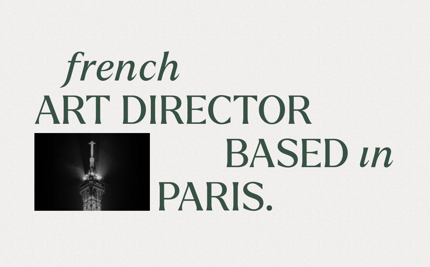 François-Xavier Manceau - Art Director &amp; Photographer
