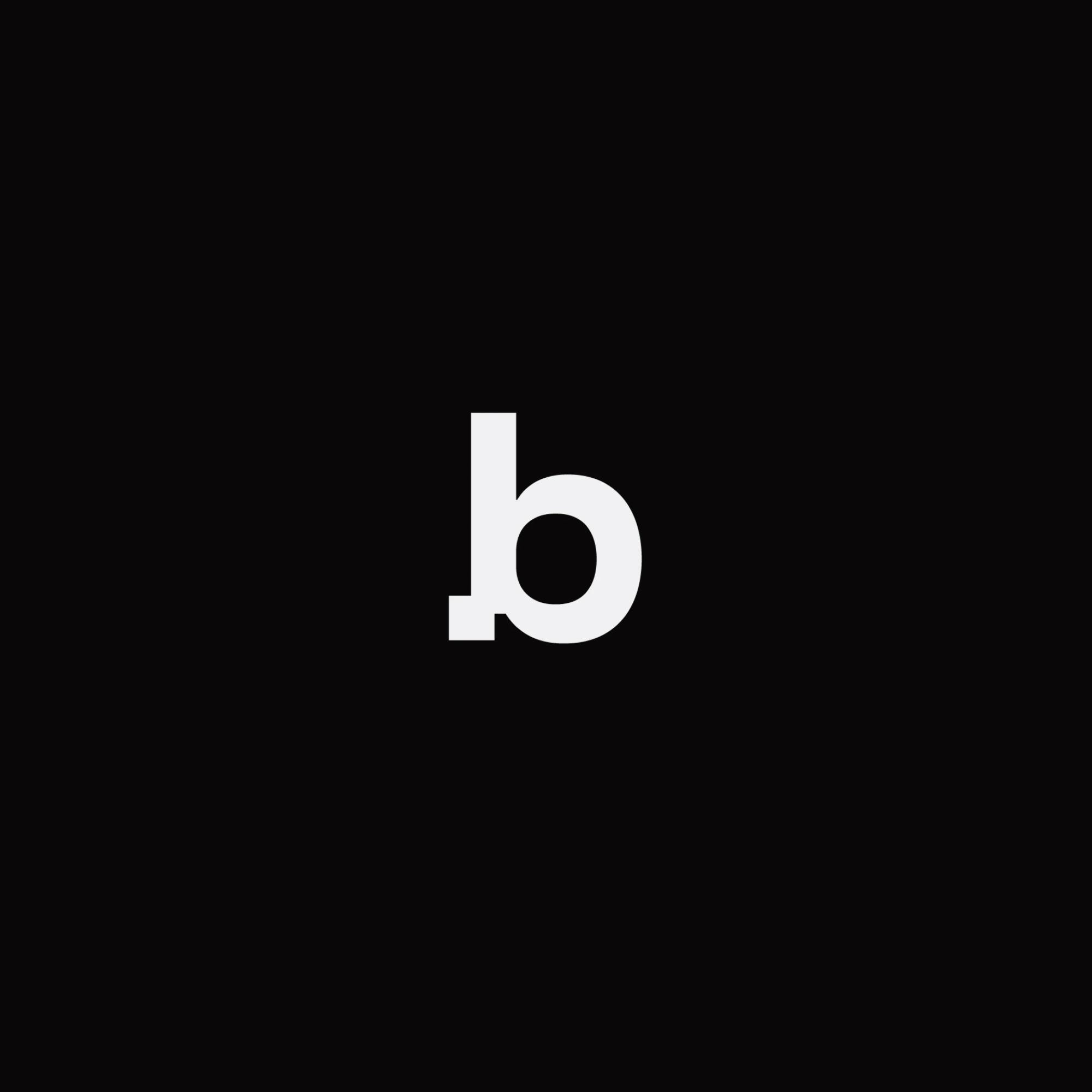 Beam “b” symbol on black