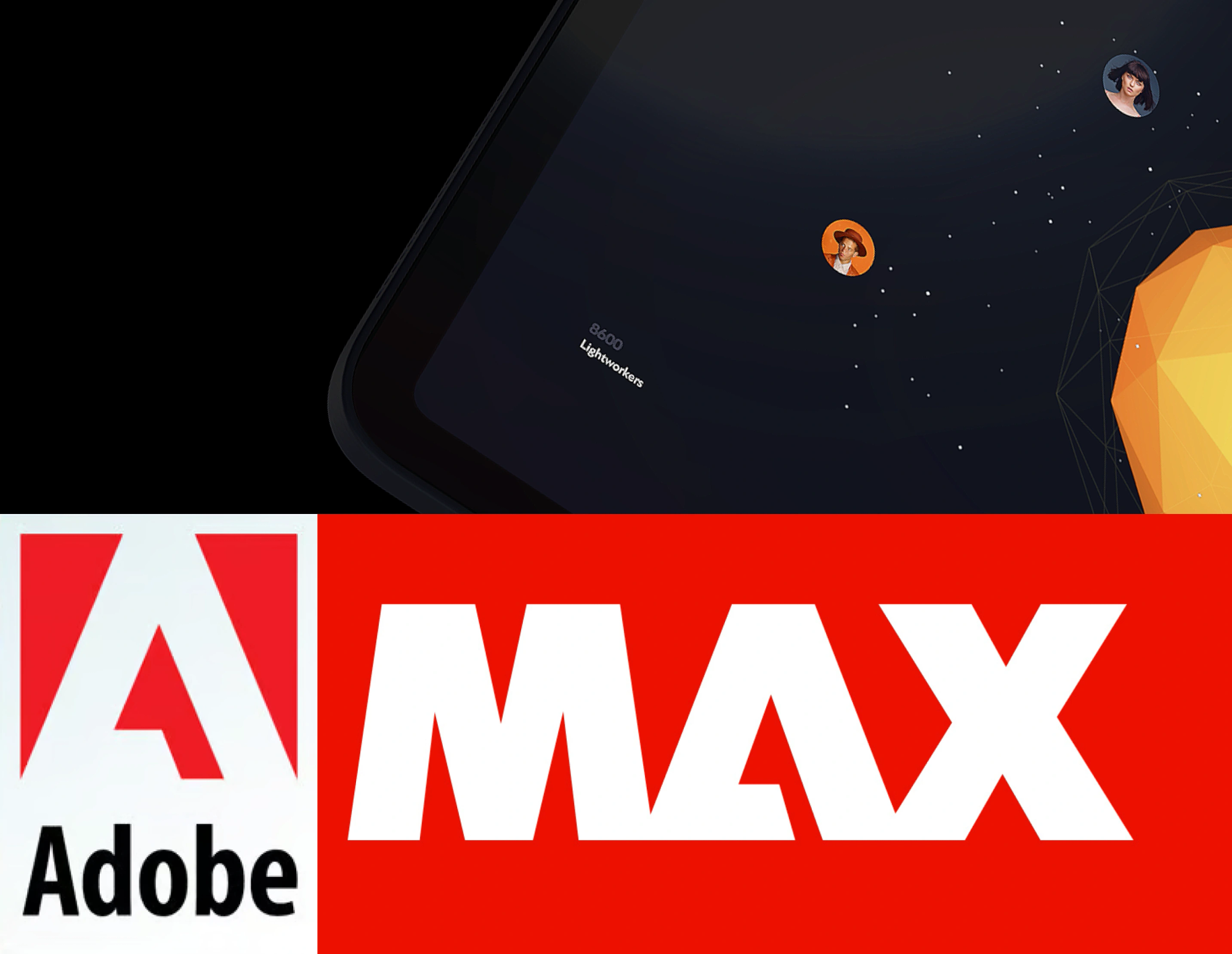 Lightworkers website featured at Adobe MAX
