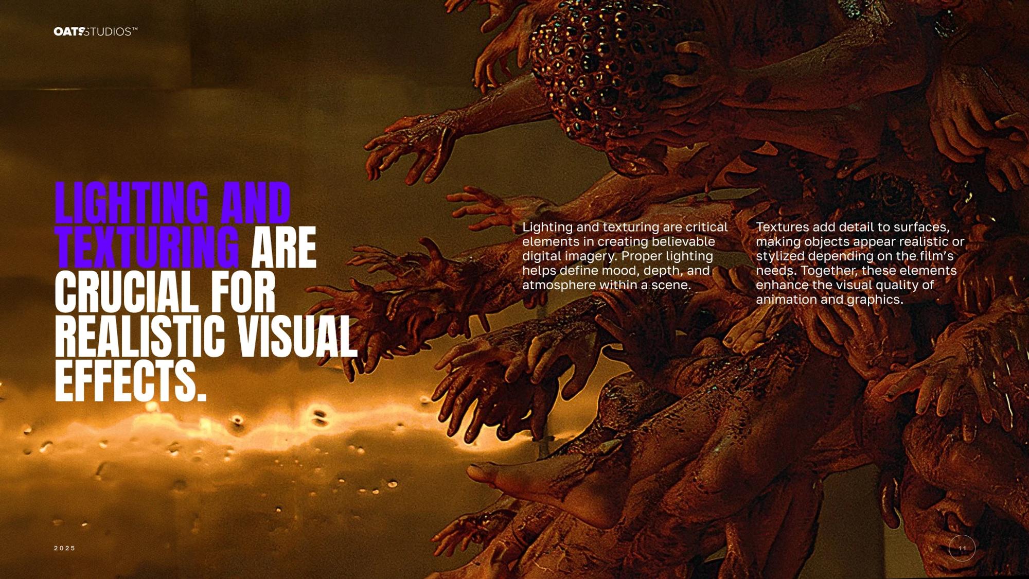 Lighting and texturing for realistic effects