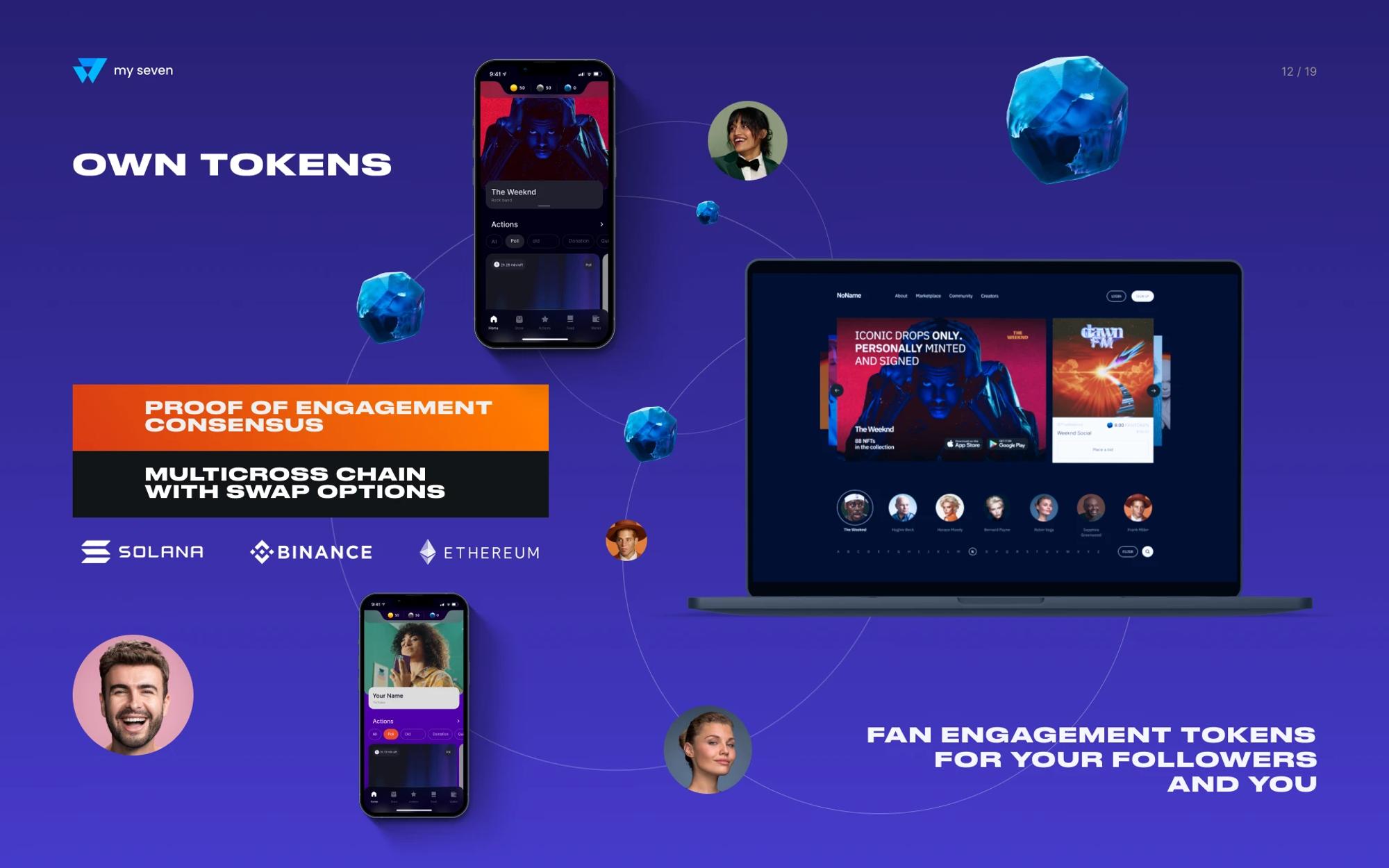 Own fan engagement tokens across web and mobile