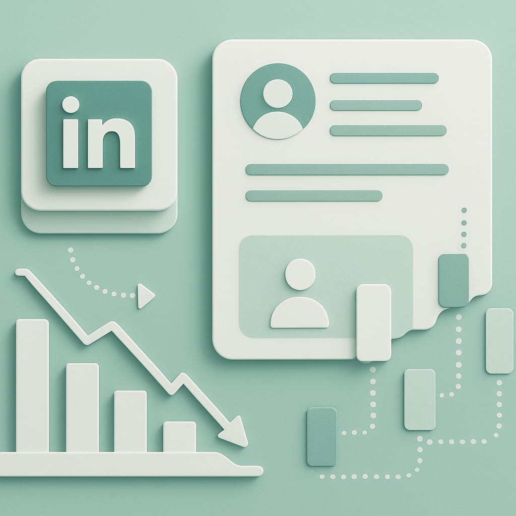 Die sinkende Sichtbarkeit von Unternehmensseiten auf LinkedIn: Was der Algorithmus damit zu tun hat