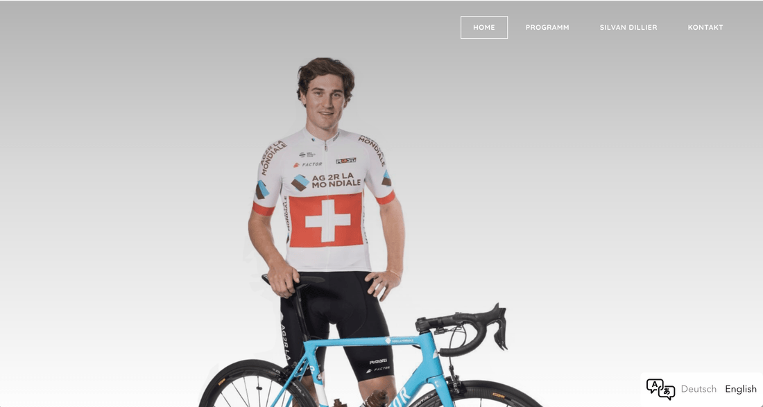 Neuer Webauftritt für Radprofi Silvan Dillier