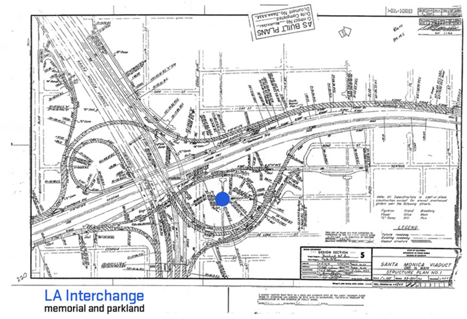 LA Interchange, CalTrans "as-built" map, used with permission, 2010​​​​‌﻿‍﻿​‍​‍‌‍﻿﻿‌﻿​‍‌‍‍‌‌‍‌﻿‌‍‍‌‌‍﻿‍​‍​‍​﻿‍‍​‍​‍‌﻿​﻿‌‍​‌‌‍﻿‍‌‍‍‌‌﻿‌​‌﻿‍‌​‍﻿‍‌‍‍‌‌‍﻿﻿​‍​‍​‍﻿​​‍​‍‌‍‍​‌﻿​‍‌‍‌‌‌‍‌‍​‍​‍​﻿‍‍​‍​‍‌‍‍​‌﻿‌​‌﻿‌​‌﻿​​‌﻿​﻿​﻿‍‍​‍﻿﻿​‍﻿﻿‌‍﻿​‌﻿‌‌‌﻿‌​‌‍‍​‌‍‌‌‌﻿​‍​‍﻿‌‌﻿‌​‌‍‍​‌‍‍‌‌‍‌‌​‍﻿‌‌﻿​​‌‍﻿﻿‌﻿​‍‌﻿‌​‌‍‌‍‌‍﻿﻿‌‍﻿​‌‍‍‌‌‍﻿﻿​‍﻿‍‌﻿​﻿‌‍​‌‌‍﻿‍‌‍‍‌‌﻿‌​‌﻿‍‌​‍﻿‍‌﻿​﻿‌﻿‌​‌﻿‌‌‌‍‌​‌‍‍‌‌‍﻿﻿​‍﻿﻿‌‍‍‌‌‍﻿‍‌﻿‌​‌‍‌‌‌‍﻿‍‌﻿‌​​‍﻿﻿‌‍‌‌‌‍‌​‌‍‍‌‌﻿‌​​‍﻿﻿‌‍﻿‌‌‍﻿﻿‌‍‌​‌‍‌‌​﻿﻿‌‌﻿​​‌﻿​‍‌‍‌‌‌﻿​﻿‌‍‌‌‌‍﻿‍‌﻿‌​‌‍​‌‌﻿‌​‌‍‍‌‌‍﻿﻿‌‍﻿‍​﻿‍﻿‌‍‍‌‌‍‌​​﻿﻿‌‌﻿​​‌‍‌​‌​‍‍‌​​‌‌‌‍‌‌﻿​﻿​﻿​​‌‍​‌‌​‌﻿‌​‌﻿‌‍​‌​﻿‌​‌​‍‍‌‍﻿‍‌‍‍﻿‌‍‌‌‌​﻿‌‌﻿‌﻿‌‌​‌‌‌‍‌‌‍﻿​‌​‍‌​﻿‍﻿‌﻿‌​‌﻿‍‌‌﻿​​‌‍‌‌​﻿﻿‌‌﻿‌﻿‌‍﻿﻿‌﻿​‍‌‍‍﻿​﻿‍﻿‌﻿​​‌‍​‌‌﻿‌​‌‍‍​​﻿﻿‌‌‍​﻿‌‍﻿﻿‌‍﻿‍‌﻿‌​‌‍‌‌‌‍﻿‍‌﻿‌​‌​​‍‌‍﻿​‌‍﻿﻿‌‍​﻿‌‍‍﻿‌﻿​﻿​‍‌‌​﻿‌‌‌​​‍‌‌﻿﻿‌‍‍﻿‌‍‌‌‌﻿‍‌​‍‌‌​﻿​﻿‌​‌​​‍‌‌​﻿​﻿‌​‌​​‍‌‌​﻿​‍​﻿​‍‌‍‍‌‌‍﻿‌‌‍​‌‌‍‌﻿‌‍‌‌​‍﻿‌​﻿​‌​﻿‌﻿​﻿‌‍​﻿‍​​﻿‌‍​﻿​‍​﻿​﻿​﻿‌‍​﻿‍​​﻿​‌​﻿‌‌​﻿​﻿​﻿​​​‍﻿‌​﻿‌‌​‍‌‌​﻿​‍​﻿​‍​‍‌‌​﻿‌‌‌​‌​​‍﻿‍‌‍​‌‌‍﻿​‌﻿‌​​﻿﻿﻿‌‍​‍‌‍​‌‌﻿​﻿‌‍‌‌‌‌‌‌‌﻿​‍‌‍﻿​​﻿﻿‌‌‍‍​‌﻿‌​‌﻿‌​‌﻿​​‌﻿​﻿​‍‌‌​﻿​﻿‌​​‌​‍‌‌​﻿​‍‌​‌‍​‍‌‌​﻿​‍‌​‌‍‌‍﻿​‌﻿‌‌‌﻿‌​‌‍‍​‌‍‌‌‌﻿​‍​‍﻿‌‌﻿‌​‌‍‍​‌‍‍‌‌‍‌‌​‍﻿‌‌﻿​​‌‍﻿﻿‌﻿​‍‌﻿‌​‌‍‌‍‌‍﻿﻿‌‍﻿​‌‍‍‌‌‍﻿﻿​‍﻿‍‌﻿​﻿‌‍​‌‌‍﻿‍‌‍‍‌‌﻿‌​‌﻿‍‌​‍﻿‍‌﻿​﻿‌﻿‌​‌﻿‌‌‌‍‌​‌‍‍‌‌‍﻿﻿​‍‌‍‌‍‍‌‌‍‌​​﻿﻿‌‌﻿​​‌‍‌​‌​‍‍‌​​‌‌‌‍‌‌﻿​﻿​﻿​​‌‍​‌‌​‌﻿‌​‌﻿‌‍​‌​﻿‌​‌​‍‍‌‍﻿‍‌‍‍﻿‌‍‌‌‌​﻿‌‌﻿‌﻿‌‌​‌‌‌‍‌‌‍﻿​‌​‍‌​‍‌‍‌﻿‌​‌﻿‍‌‌﻿​​‌‍‌‌​﻿﻿‌‌﻿‌﻿‌‍﻿﻿‌﻿​‍‌‍‍﻿​‍‌‍‌﻿​​‌‍​‌‌﻿‌​‌‍‍​​﻿﻿‌‌‍​﻿‌‍﻿﻿‌‍﻿‍‌﻿‌​‌‍‌‌‌‍﻿‍‌﻿‌​‌​​‍‌‍﻿​‌‍﻿﻿‌‍​﻿‌‍‍﻿‌﻿​﻿​‍‌‌​﻿‌‌‌​​‍‌‌﻿﻿‌‍‍﻿‌‍‌‌‌﻿‍‌​‍‌‌​﻿​﻿‌​‌​​‍‌‌​﻿​﻿‌​‌​​‍‌‌​﻿​‍​﻿​‍‌‍‍‌‌‍﻿‌‌‍​‌‌‍‌﻿‌‍‌‌​‍﻿‌​﻿​‌​﻿‌﻿​﻿‌‍​﻿‍​​﻿‌‍​﻿​‍​﻿​﻿​﻿‌‍​﻿‍​​﻿​‌​﻿‌‌​﻿​﻿​﻿​​​‍﻿‌​﻿‌‌​‍‌‌​﻿​‍​﻿​‍​‍‌‌​﻿‌‌‌​‌​​‍﻿‍‌‍​‌‌‍﻿​‌﻿‌​​‍‌‍‌﻿​​‌‍‌‌‌﻿​‍‌﻿​﻿‌﻿​​‌‍‌‌‌‍​﻿‌﻿‌​‌‍‍‌‌﻿‌‍‌‍‌‌​﻿﻿‌‌﻿​​‌﻿‌‌‌‍​‍‌‍﻿​‌‍‍‌‌﻿​﻿‌‍‍​‌‍‌‌‌‍‌​​‍​‍‌﻿﻿‌