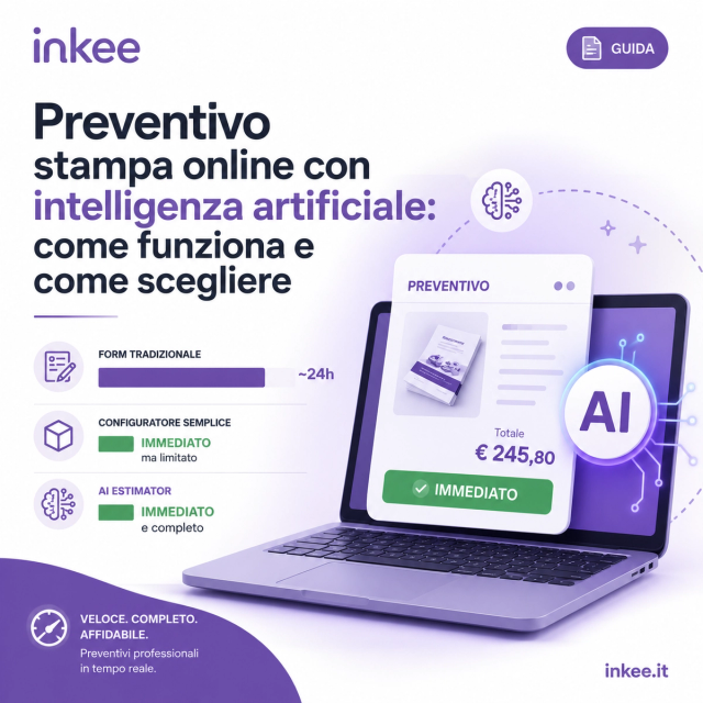 Preventivo stampa online con intelligenza artificiale: come funziona e come scegliere