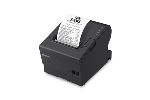 Epson TM-T88VII Receipt Printer Epson TM-T88VII thermal receipt printer printing a receipt