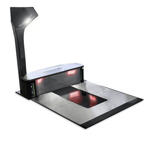 Datalogic Magellan 9900i Scanner Scale Datalogic Magellan 9900i in-counter scanner scale with Top Down Reader camera arm