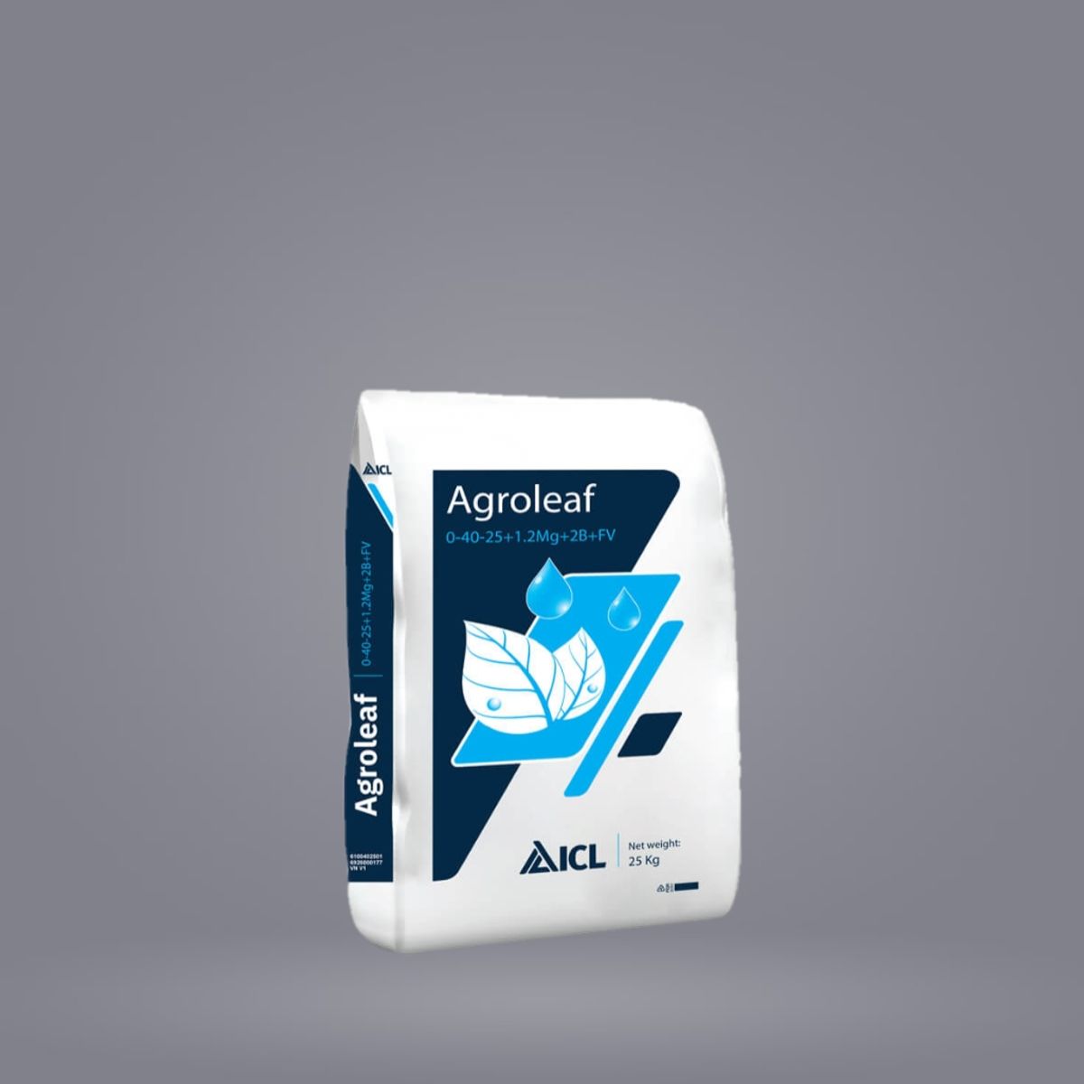 PHÂN ICL AGROLEAF 0 – 40 – 25+1,2Mg+2B+FV