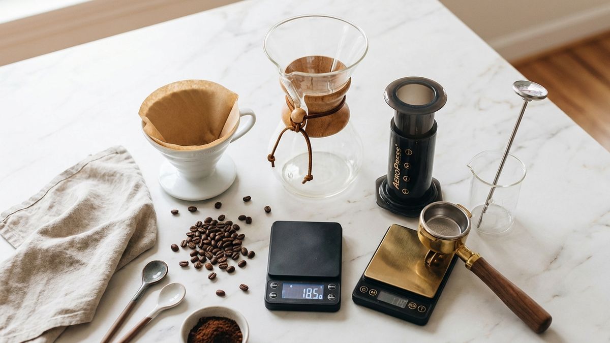 Métodos de Preparación de Café: Comparación de V60, Chemex, Aeropress y Espresso