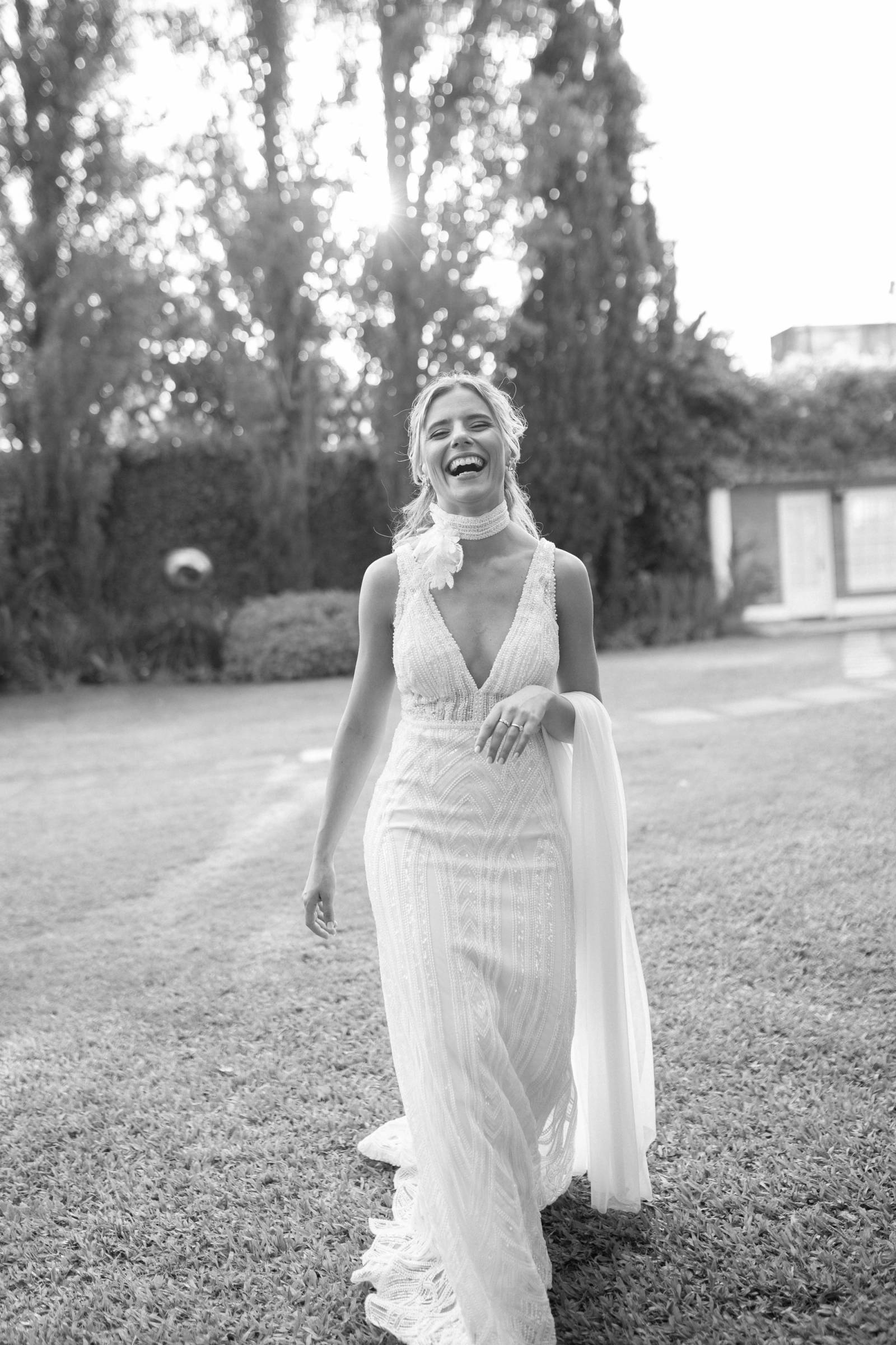 Retratos de novia en Hotel Le Bibló de Montevideo