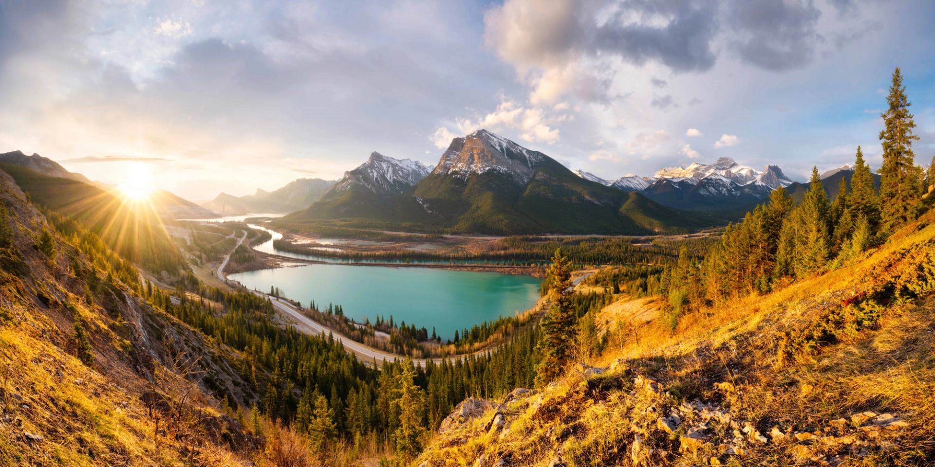 Scenic shot of Bow Valley Provincial Park.