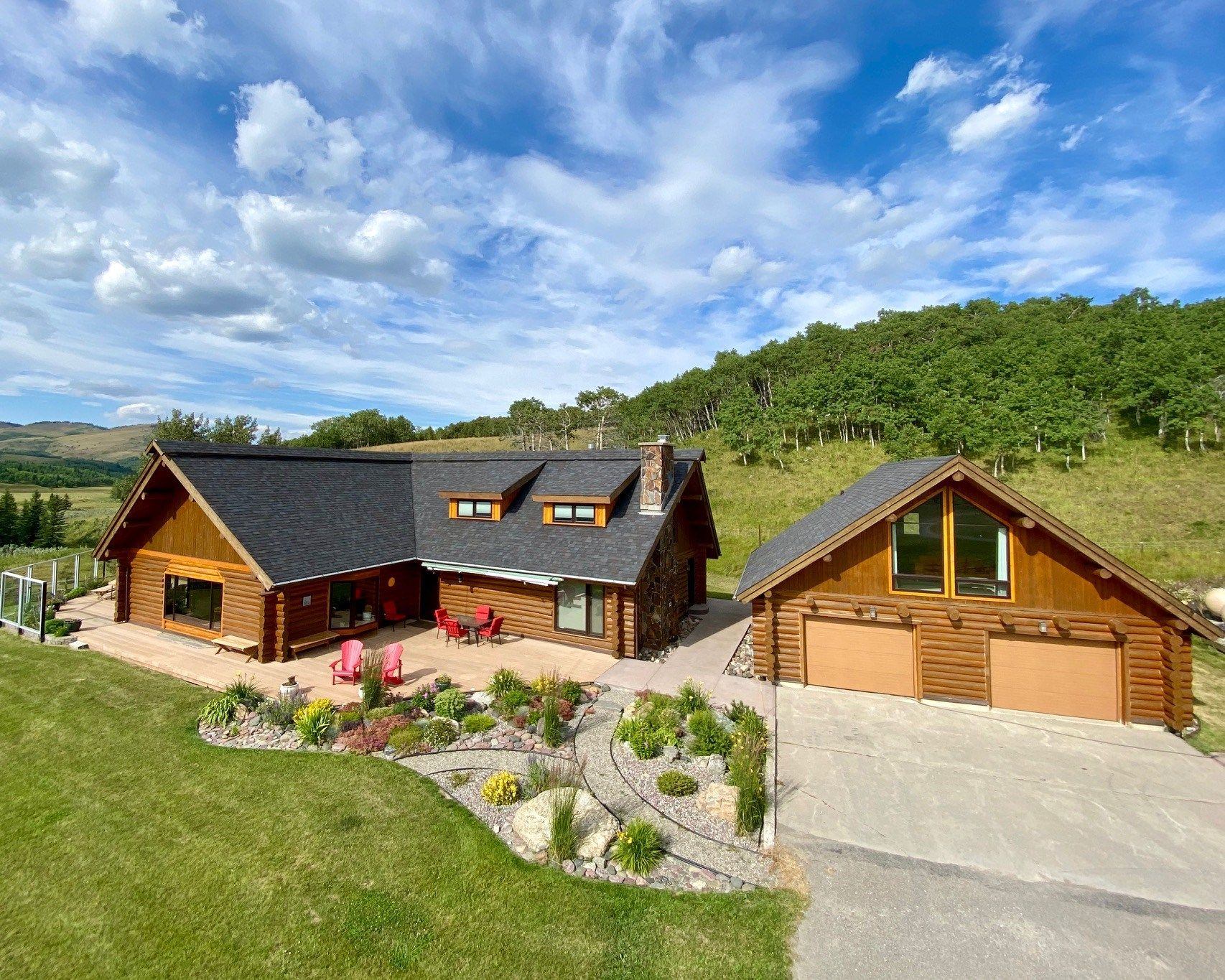 Exterior of the lodge