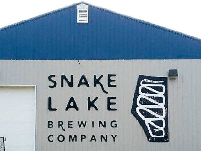 Exterior of Snake Lake Brewing