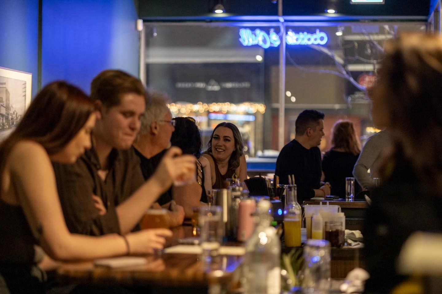 A group of people at 92 Beverage Co.