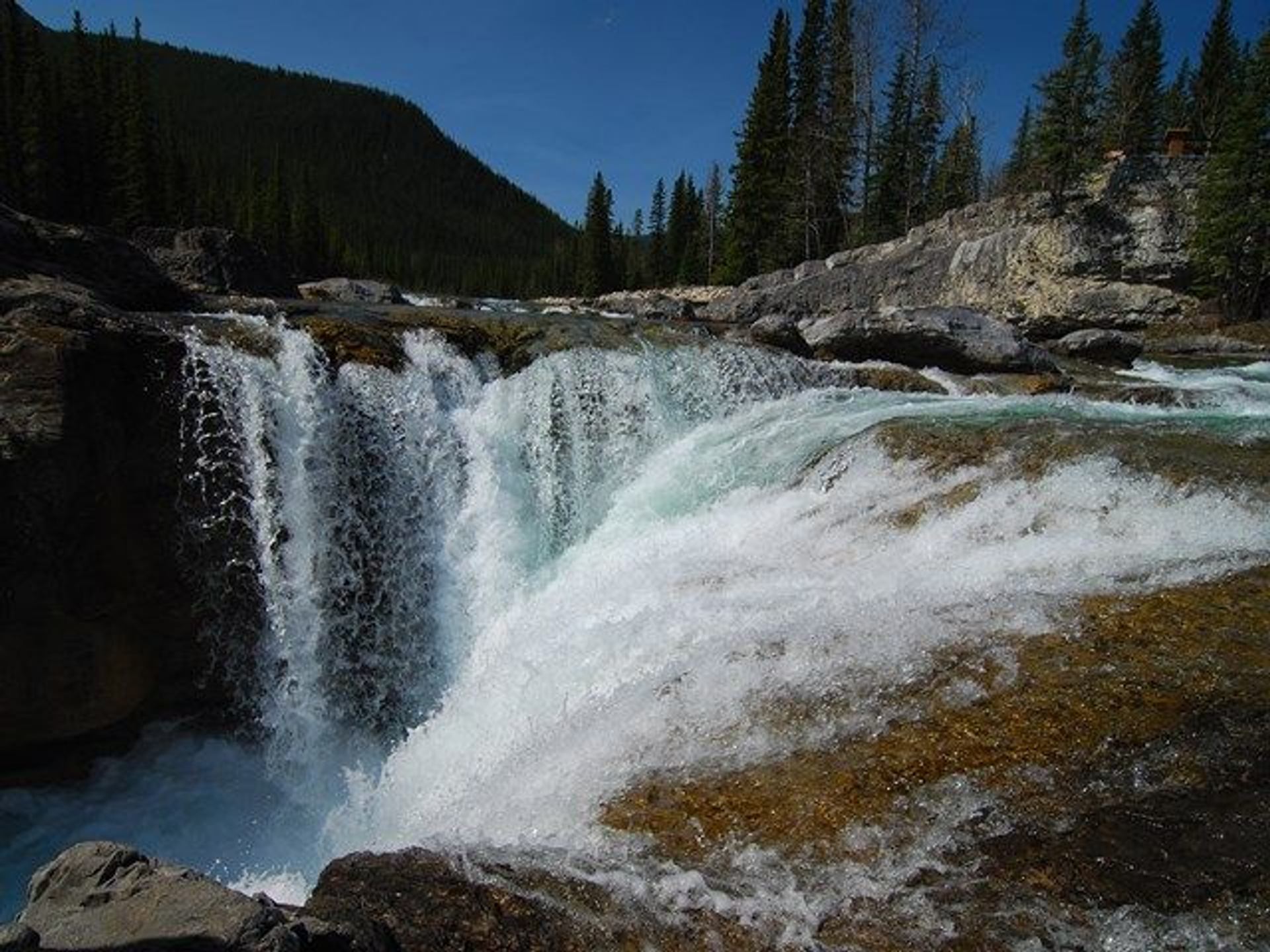 Waterfalls along Elbow River