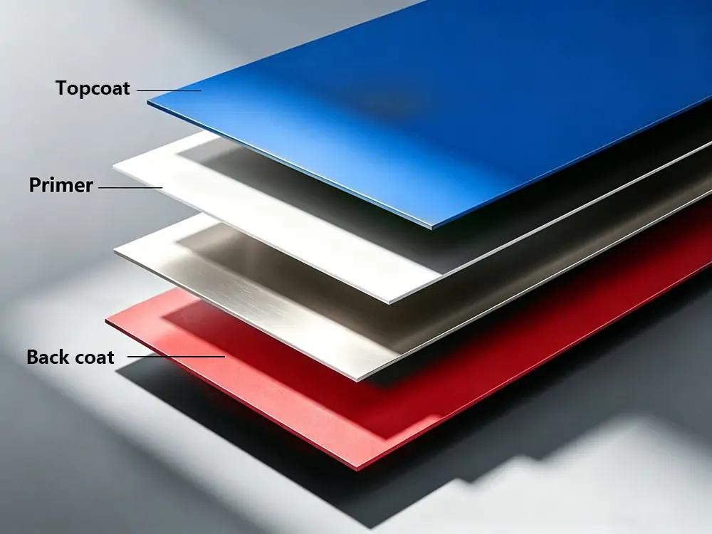 Complete coil coating system structure