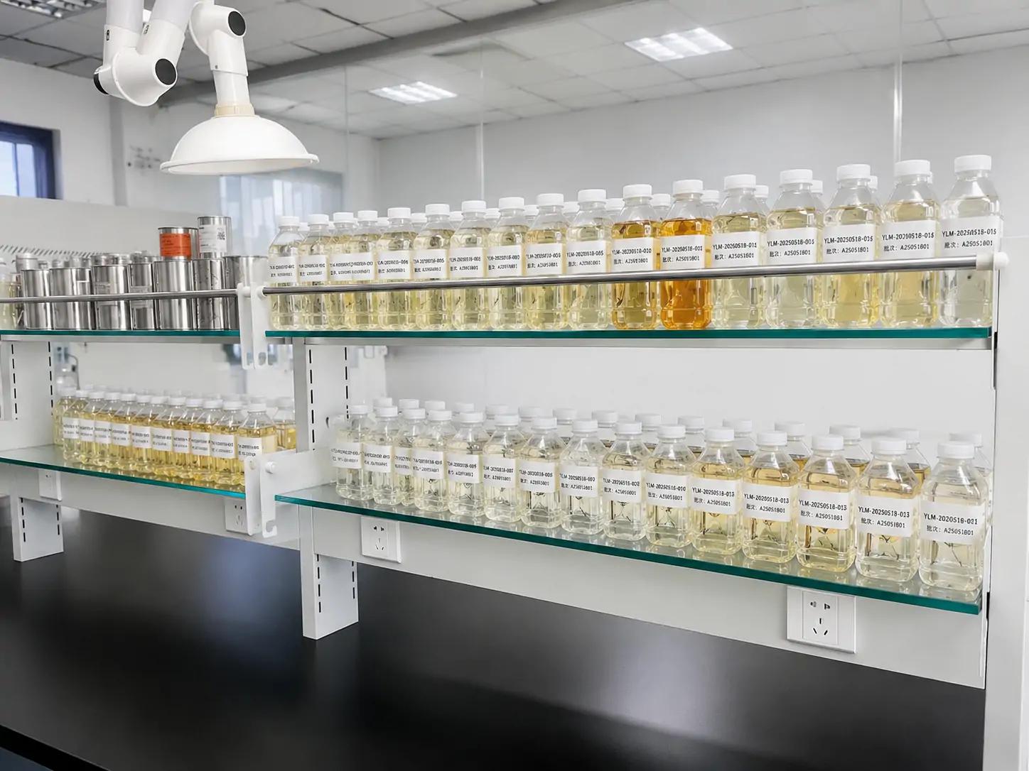 R&D laboratory resin samples