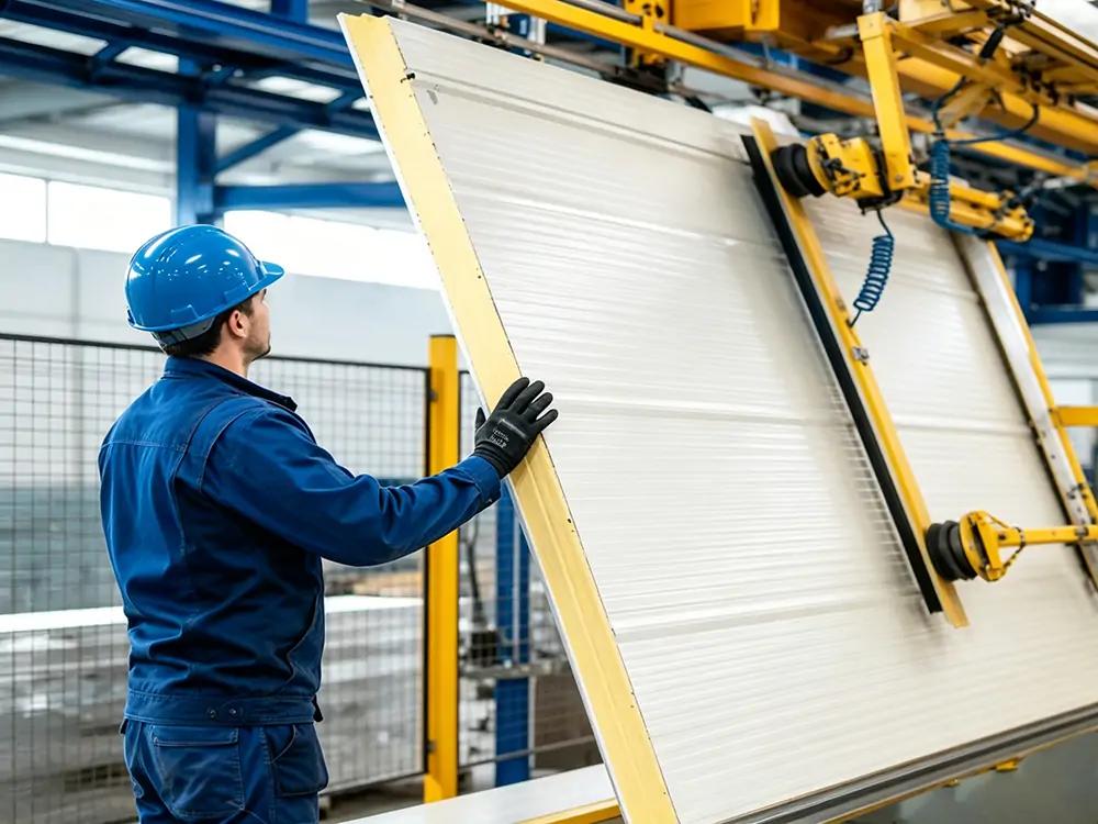 Prepainted steel sandwich panel application
