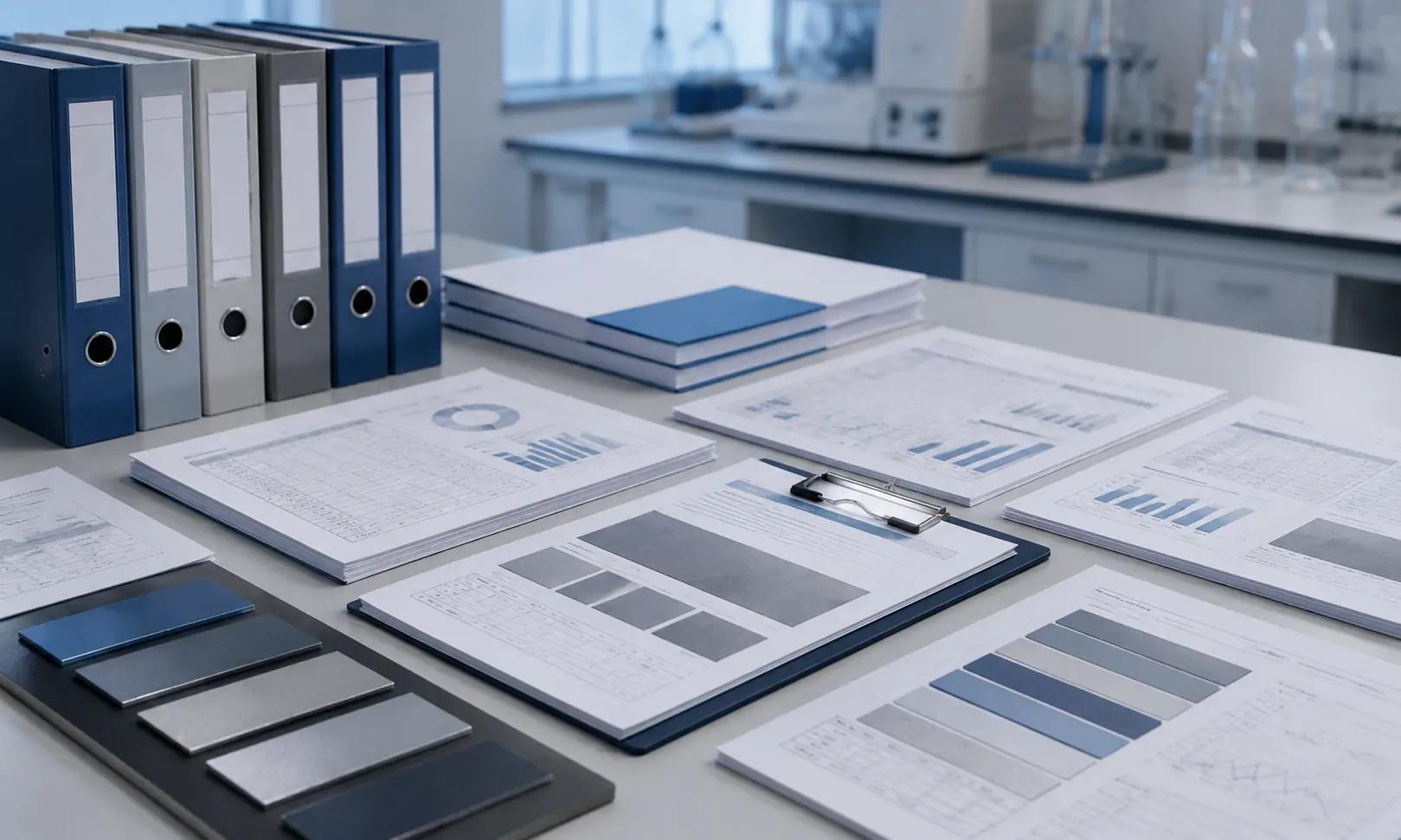 Coating technical document system
