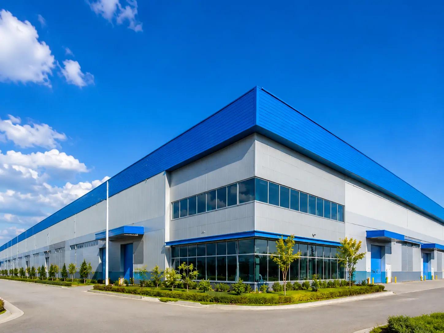 Durable coil coated industrial building