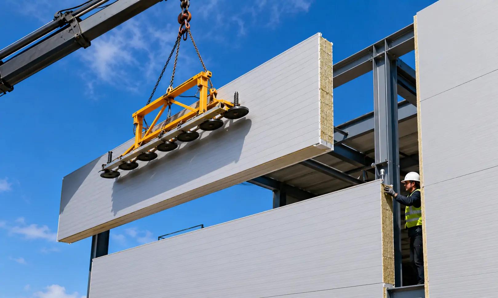 back coat sandwich panel system