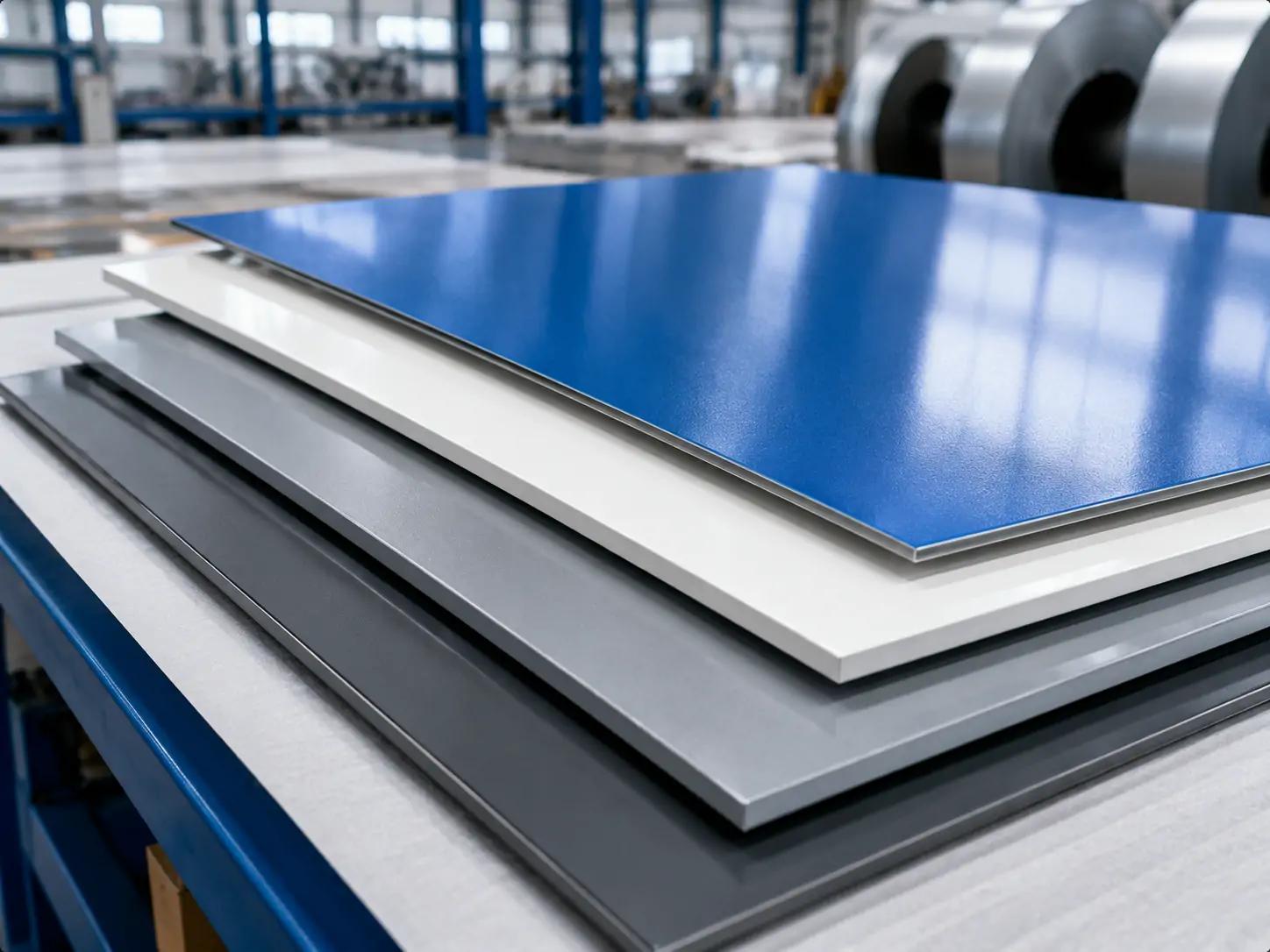 Coil coating system layer structure