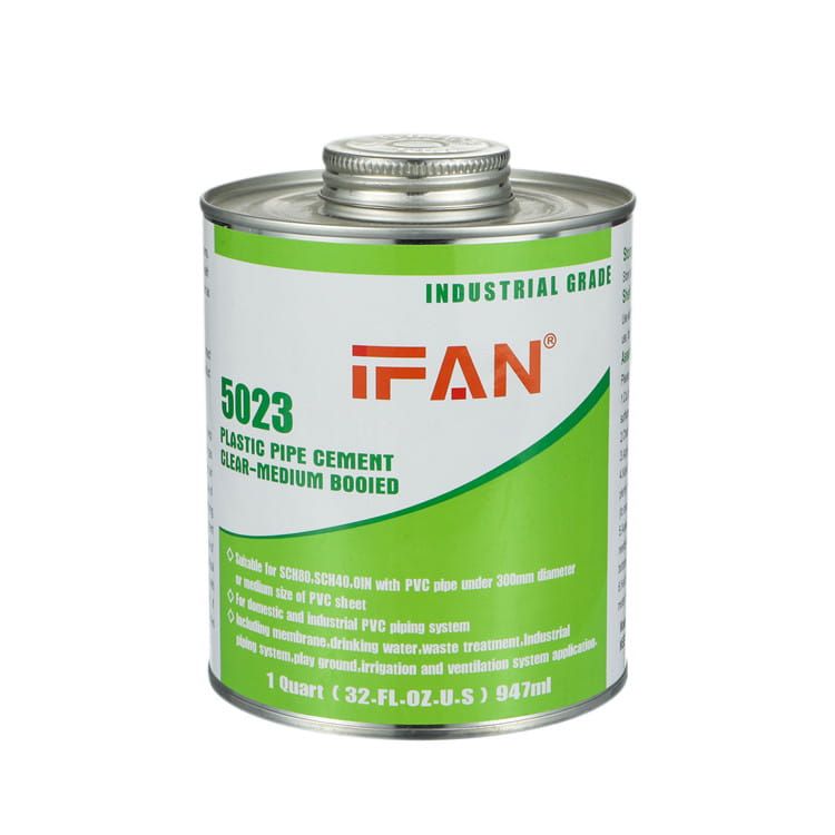 IFAN PVC glue can for solvent welding PVC drainage pipe and fittings