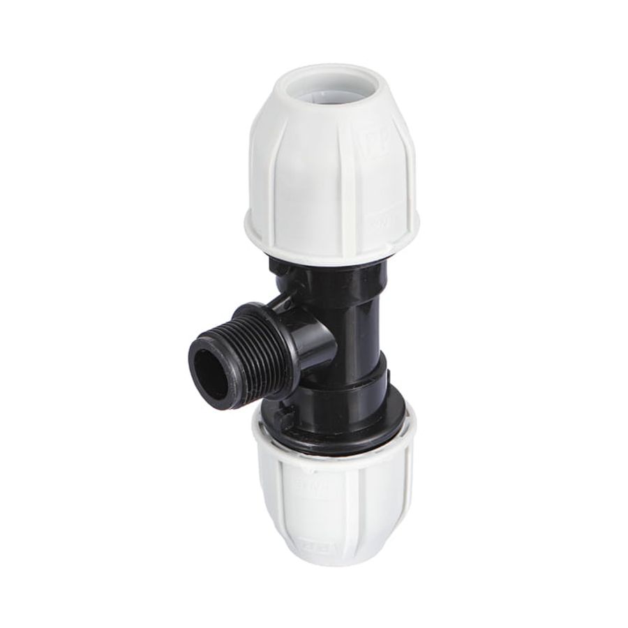 IFAN HDPE compression elbow fitting