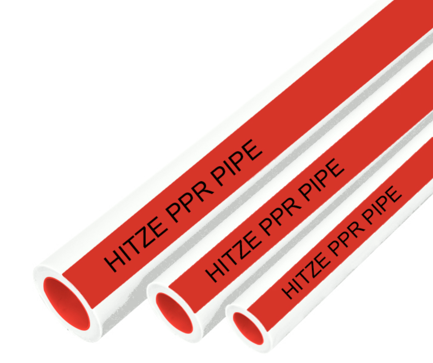 PPR Pipe Hitze Red Big Line