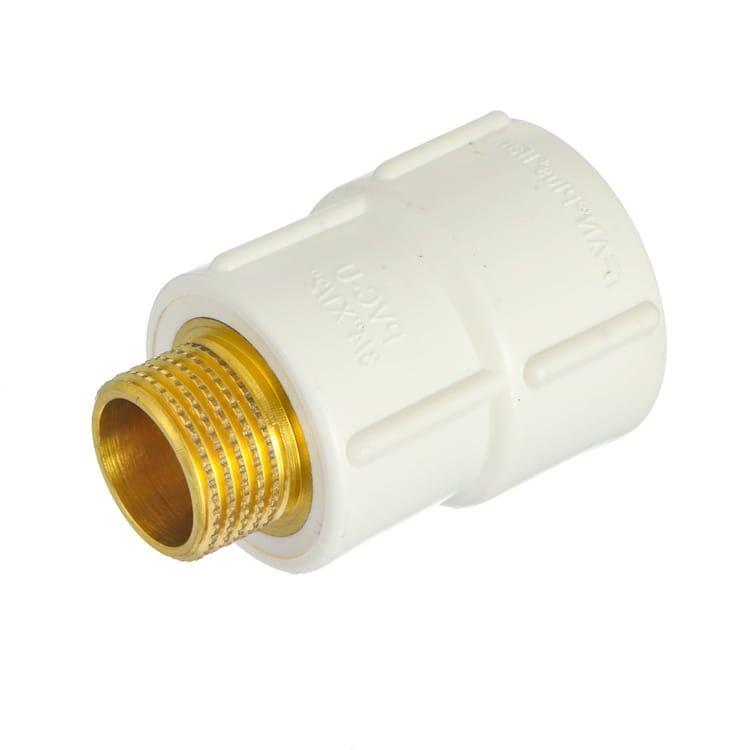 uPVC drainage fitting with elastomeric seal ring, the component that must be checked for hardening or cracking after outdoor storage