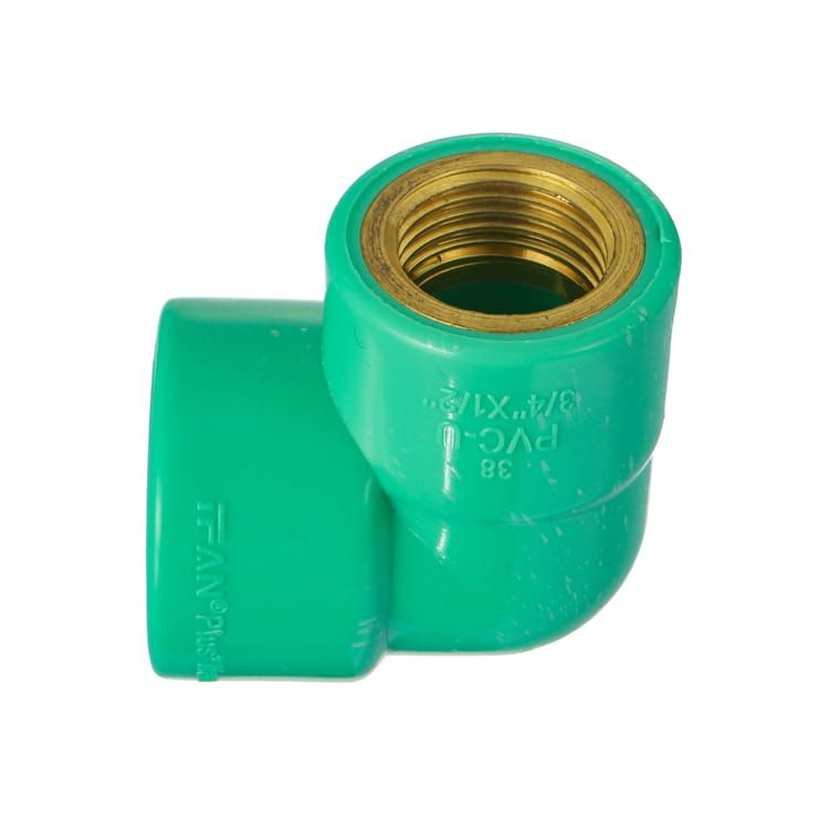 uPVC drainage fitting surface finish, the outer layer where ultraviolet photo-oxidation acts to a depth of about 0.001 inch