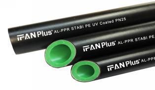 PPR-AL Stabi Pipe+PE UV Coated PN25  SDR6  4m/pc