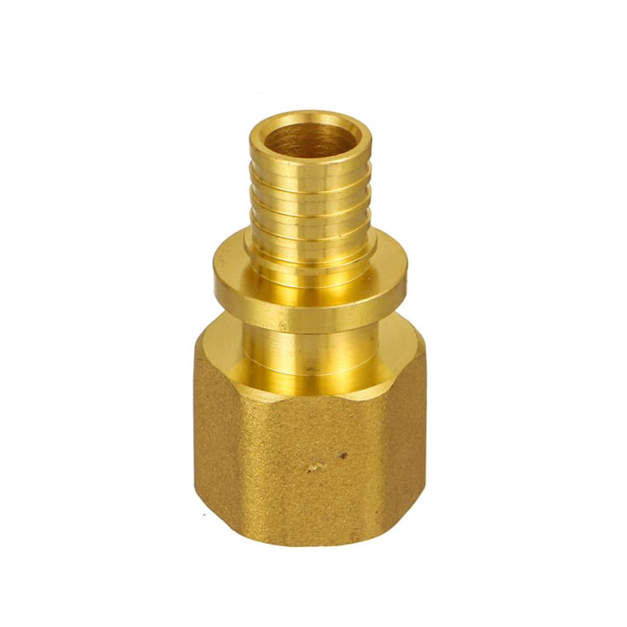 PEX fittings in brass and polymer