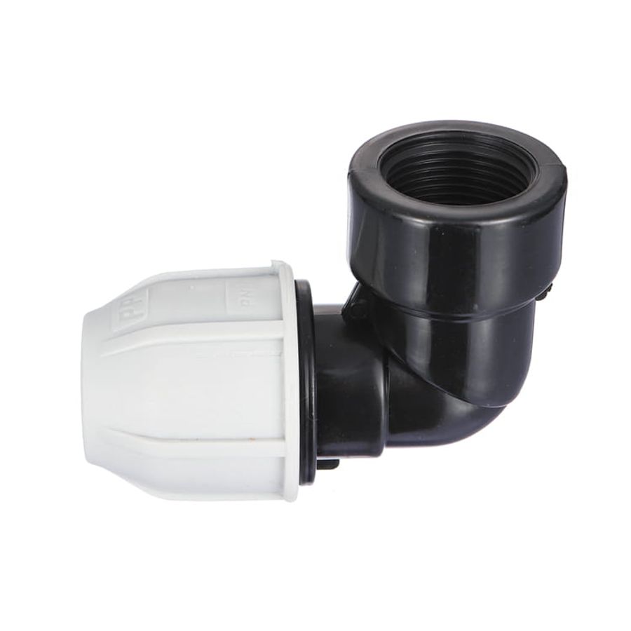 IFAN HDPE compression elbow fitting